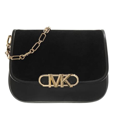 michael kors small messenger saddle bag|Michael Kors black rainbow bag.